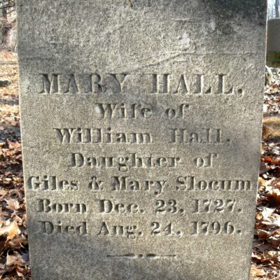 The William Hall Lot