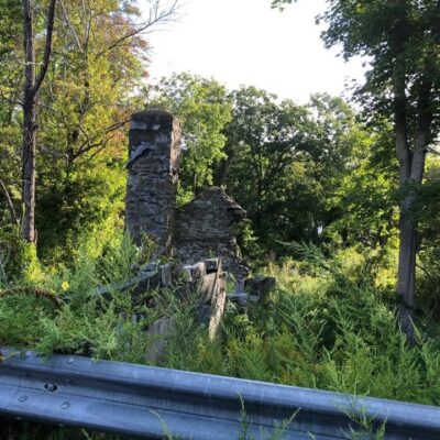 Remains of Ezbon Sanford’s Annaquatucket Mill