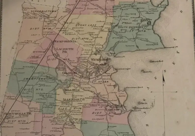 Map of North Kingstown